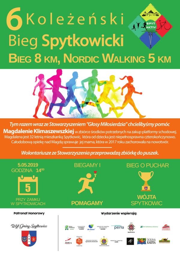 plakat 6 bieg