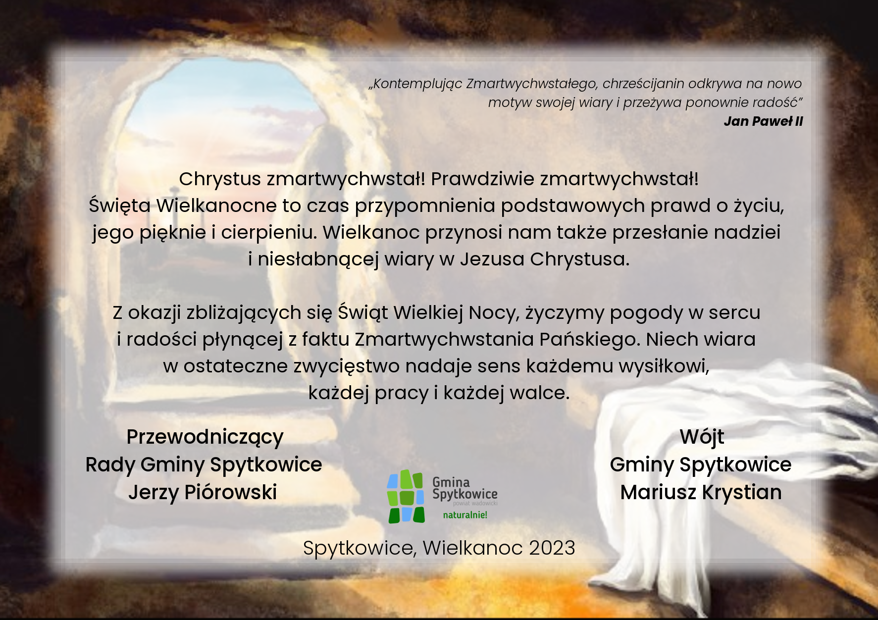 Kartka swiateczna Wielkanoc 2023 2