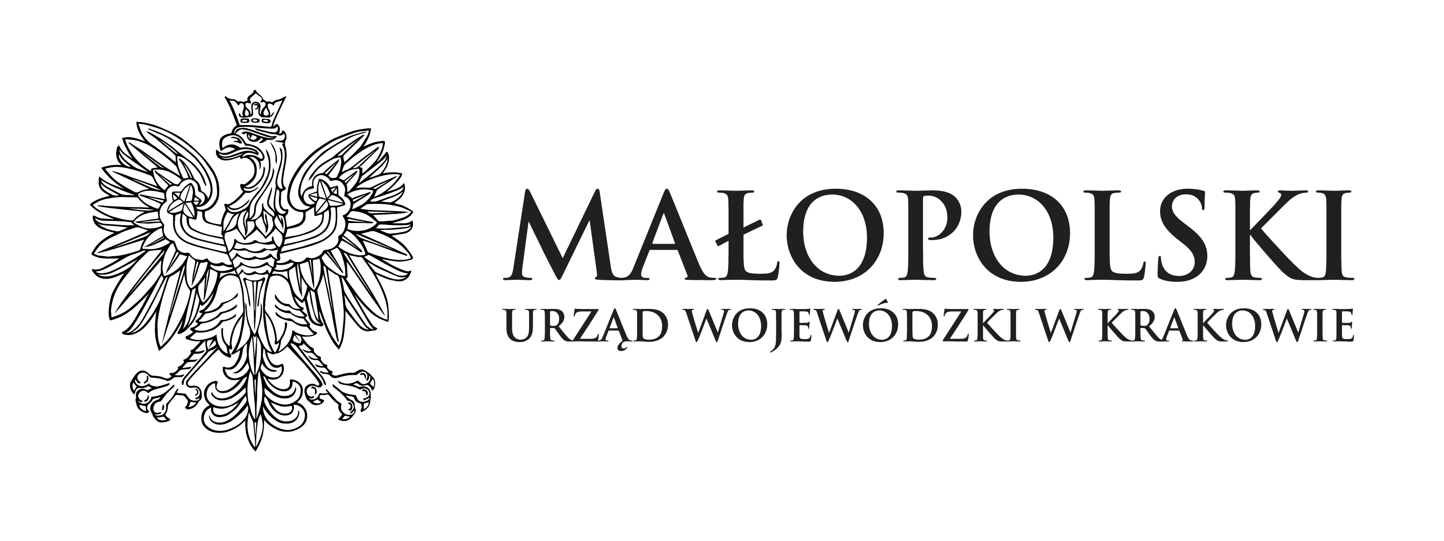 MUW logo poziom BW