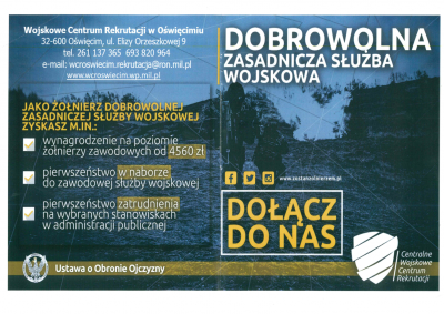 ulotka dobrowolna zasadnicza sluzba wojskowa