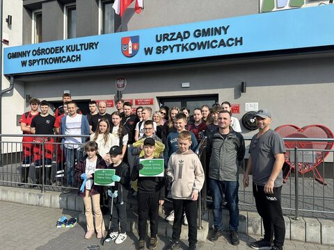 Wiosenne sprzątanie gminy Spytkowice