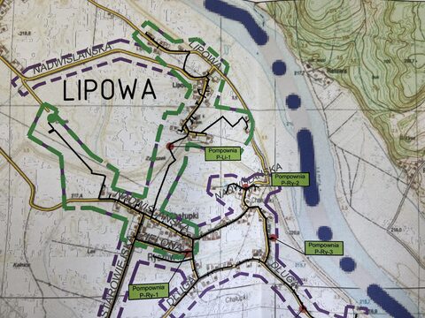 Rozpoczynamy prace w terenie związane z budową sieci kanalizacji sanitarnej